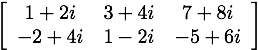 sample matrix