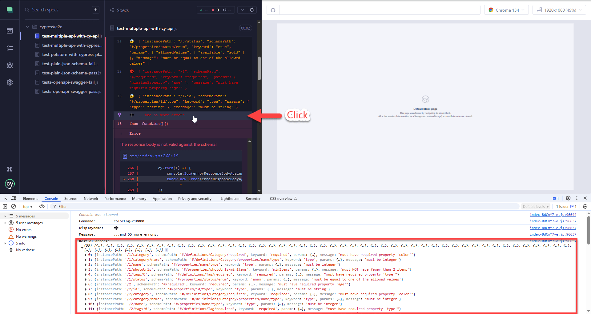 More Errors in Console