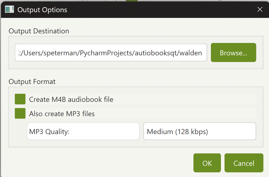 AutiobooksQT Interface