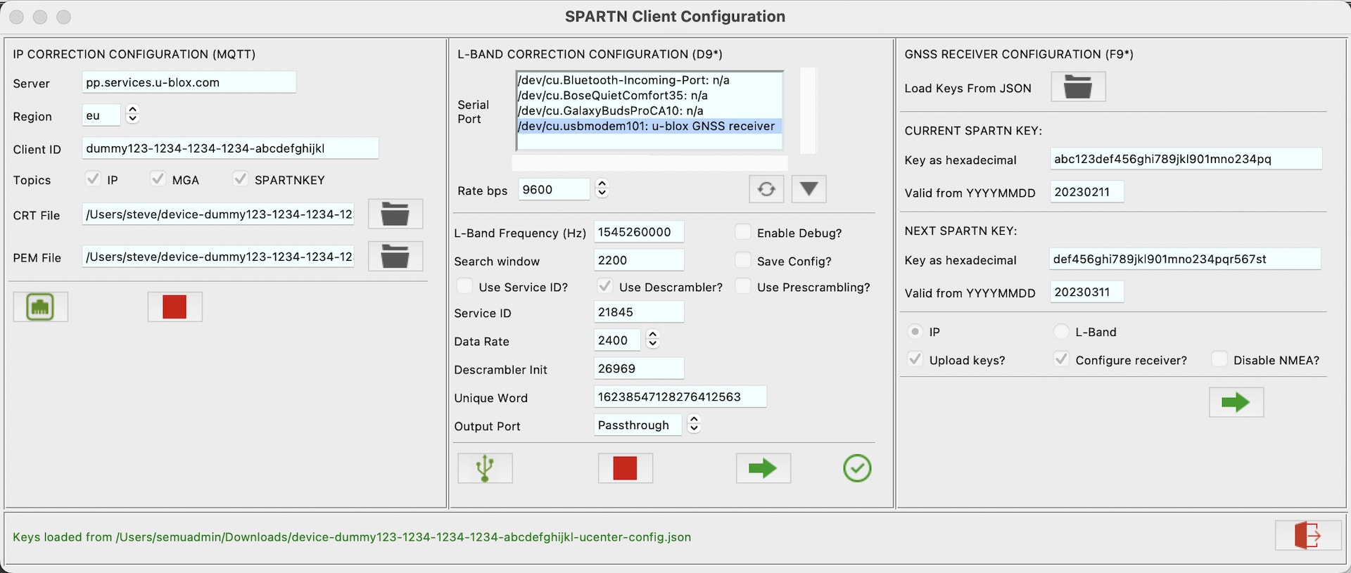 spartn config widget screenshot