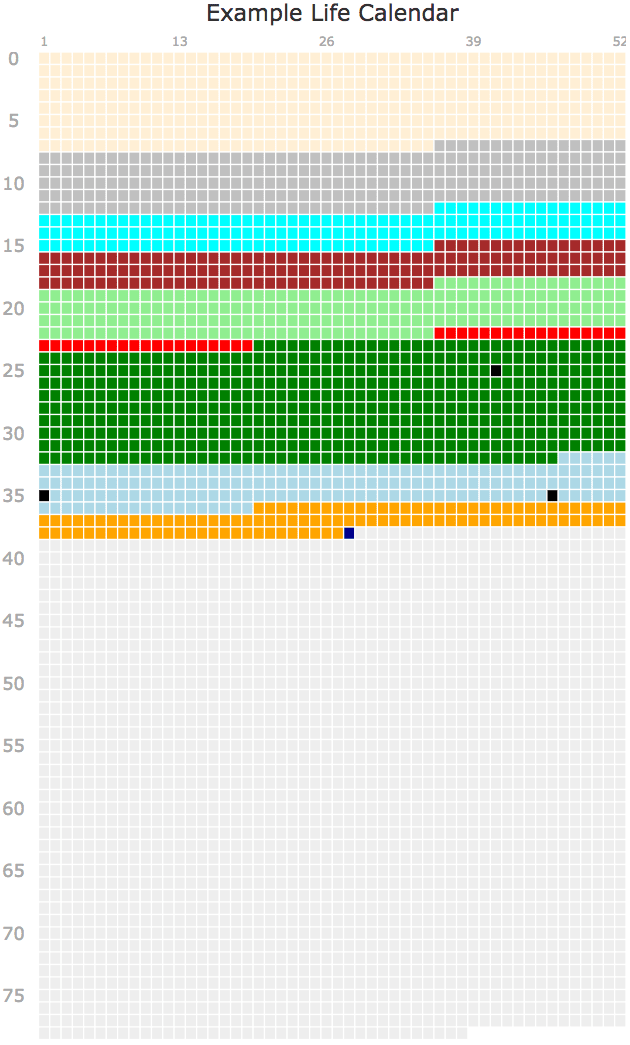 Example Life Calendar