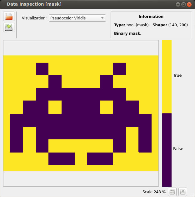 Screenshot binary data