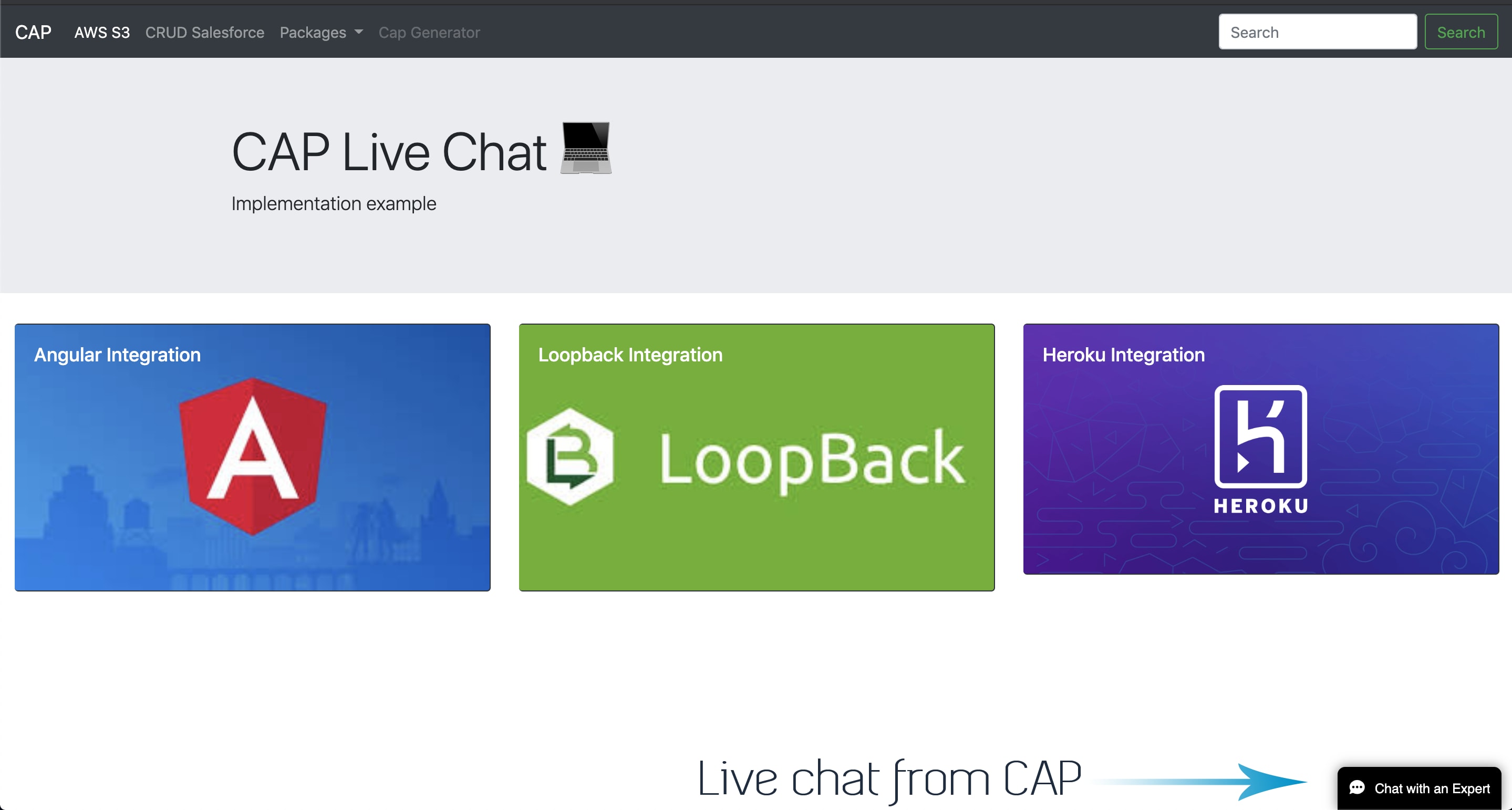 caplivechat Alt text