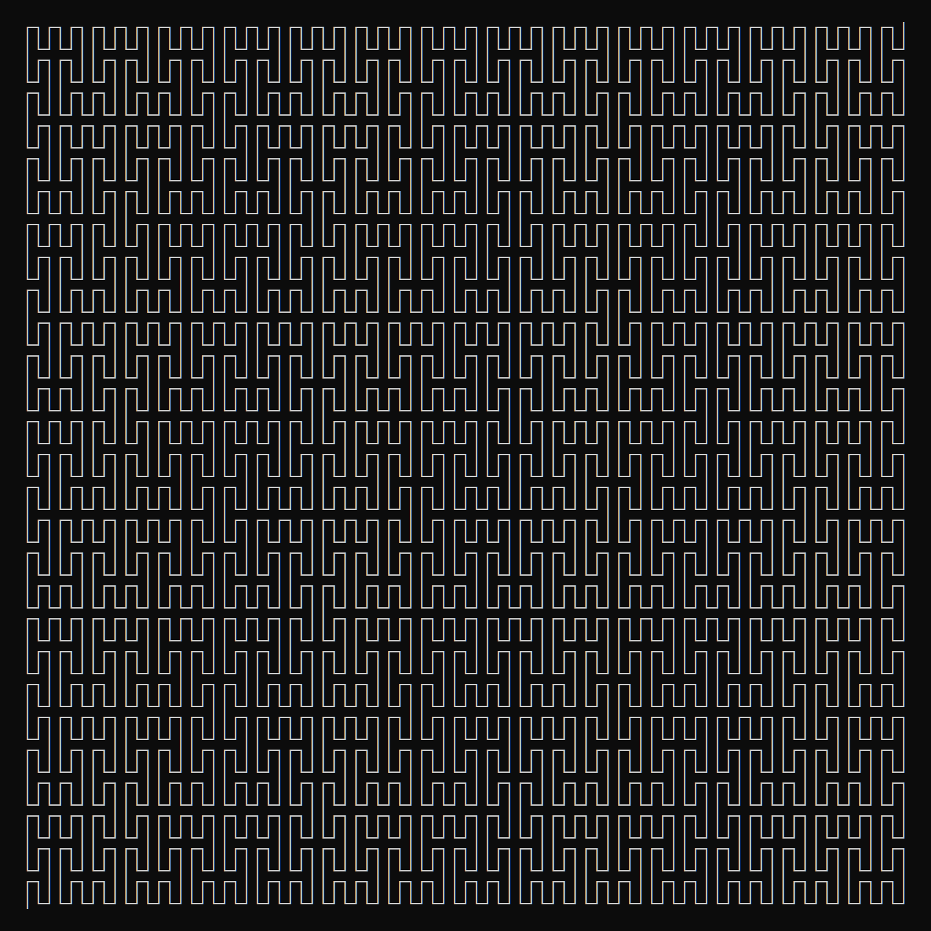 What peano-curve-cli prints to the console