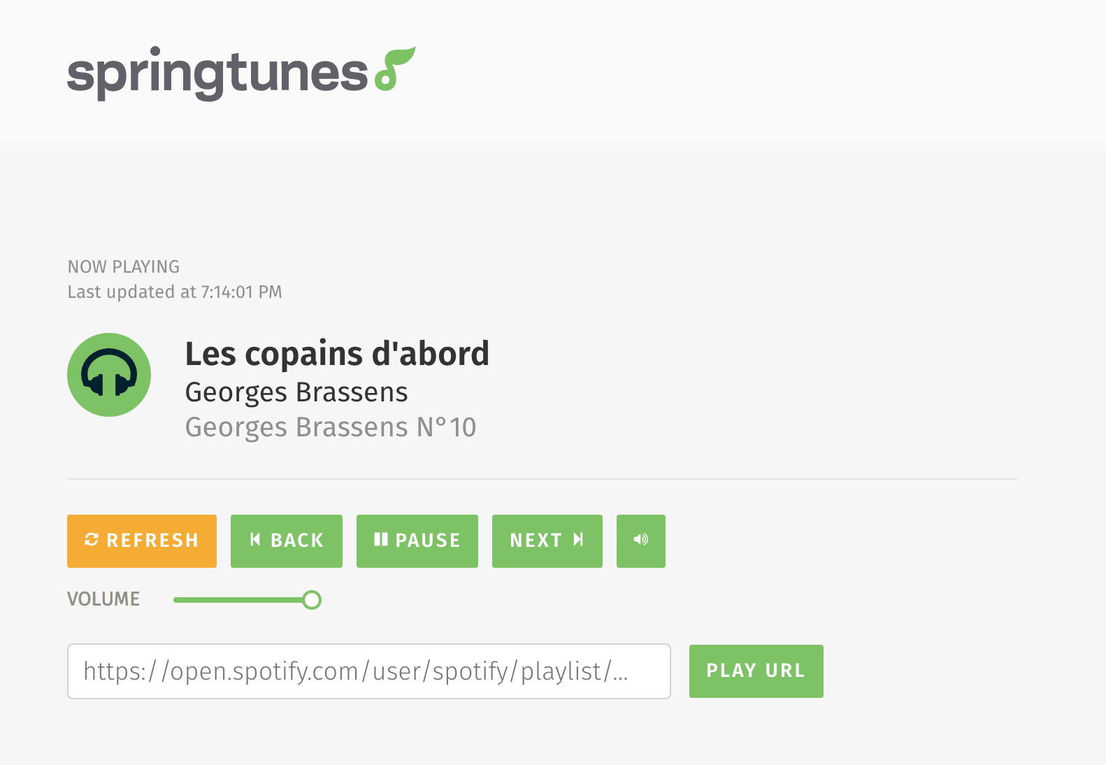 Screenshot Springtunes