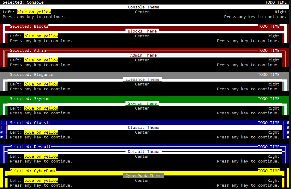 Themes Preview