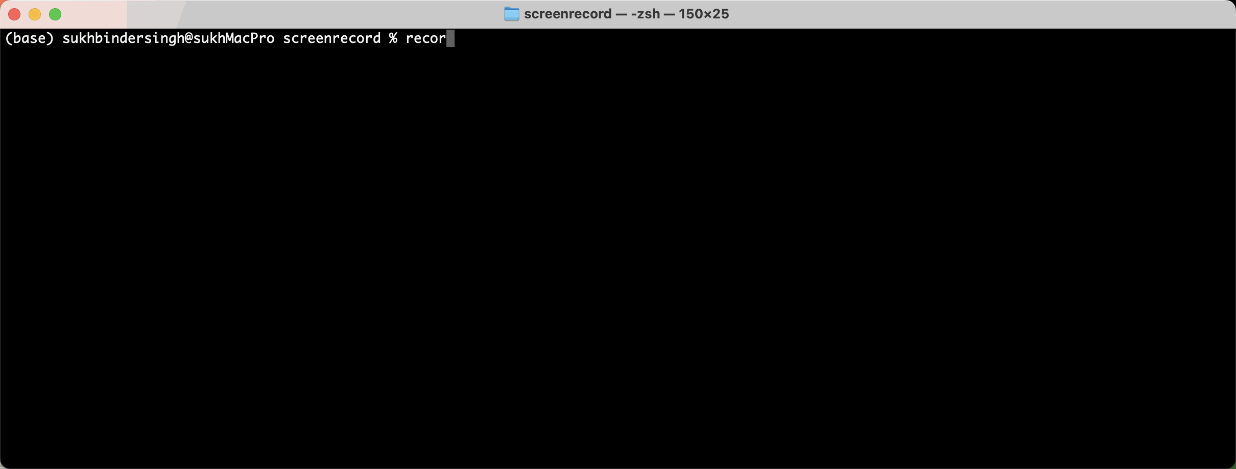 demo usage of screenrecord