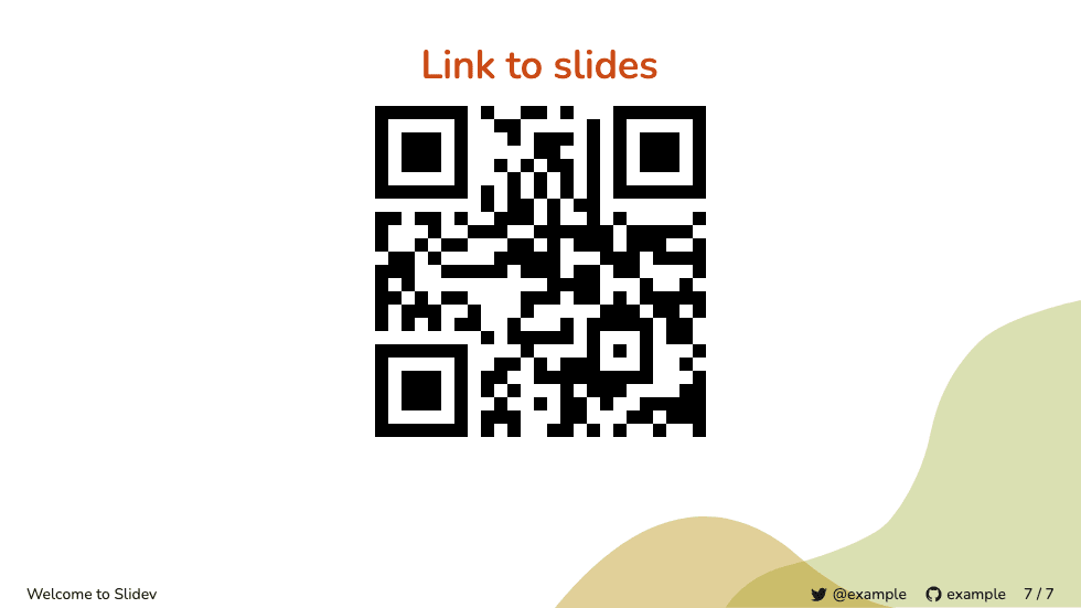 qrcode slide