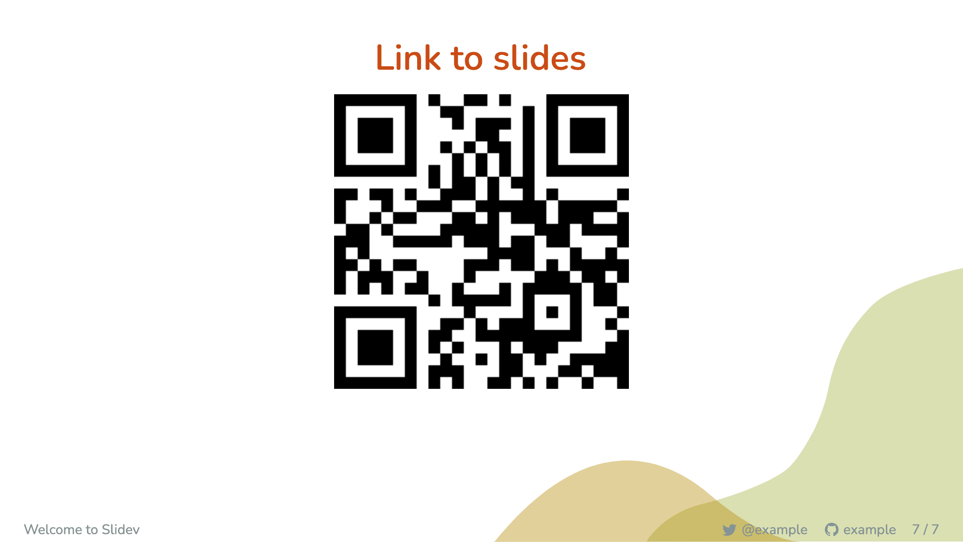 qrcode slide