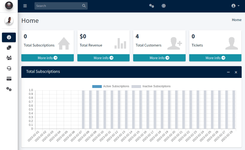 django-multitenancy screenshot