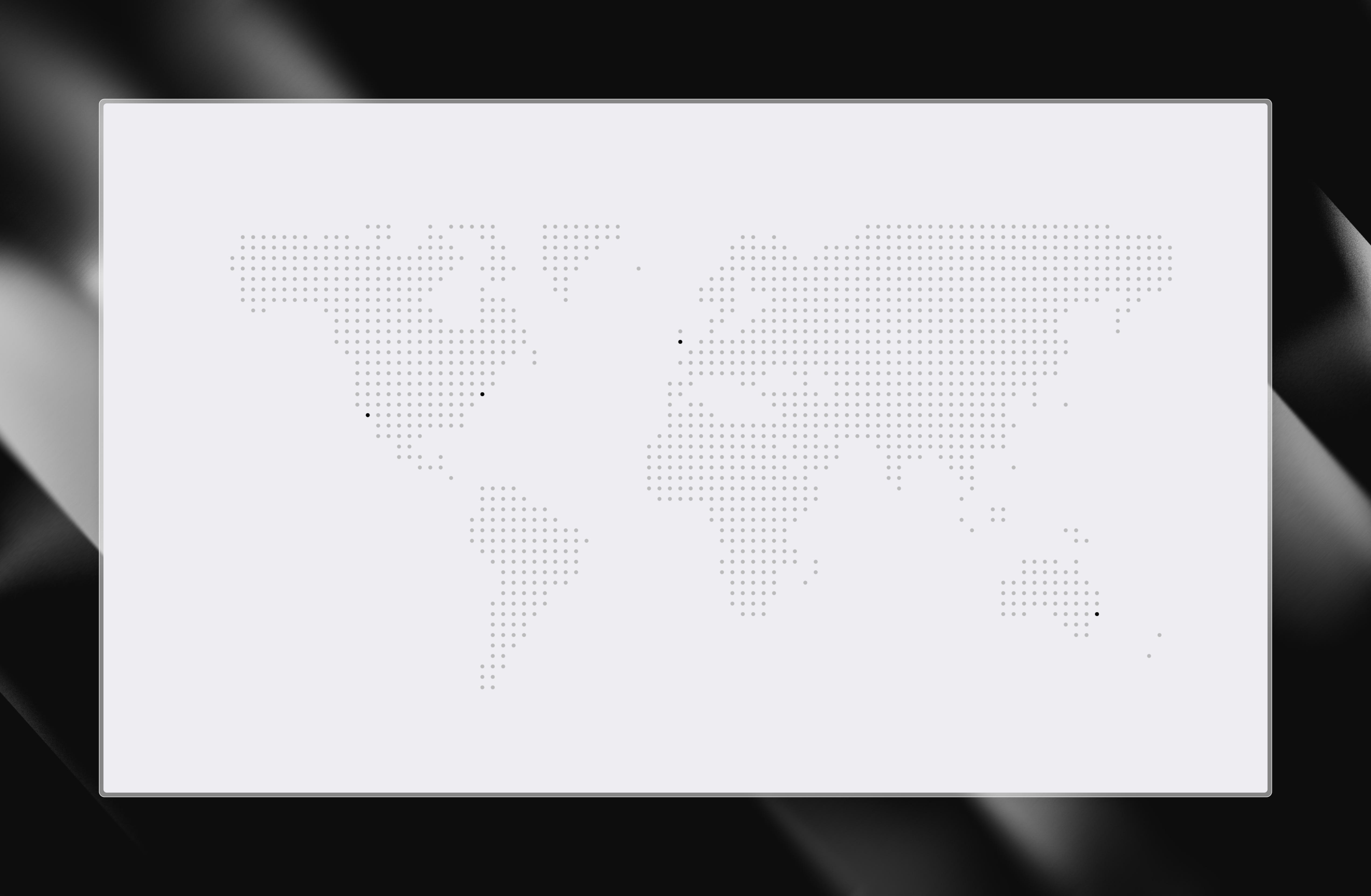 SVG Dotted Map a dotted map on an abstract background