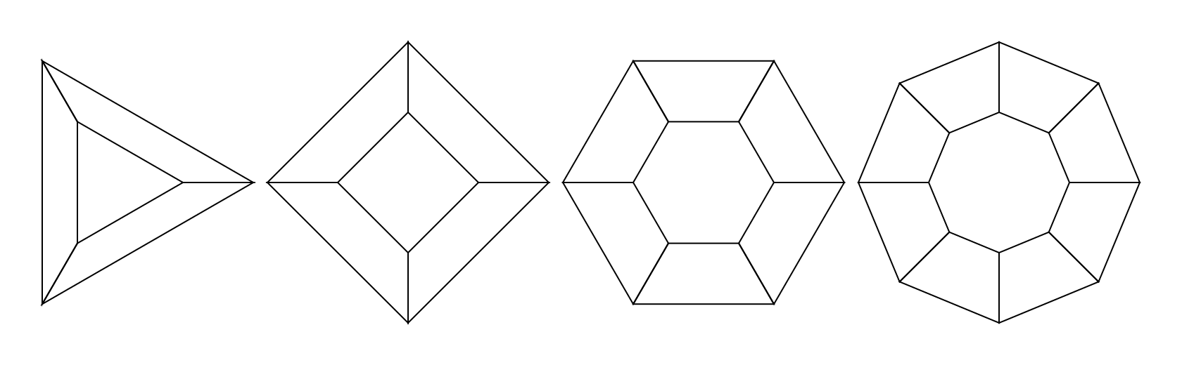 diagram of tessellated polygons