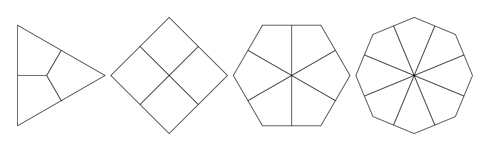diagram of tessellated polygons