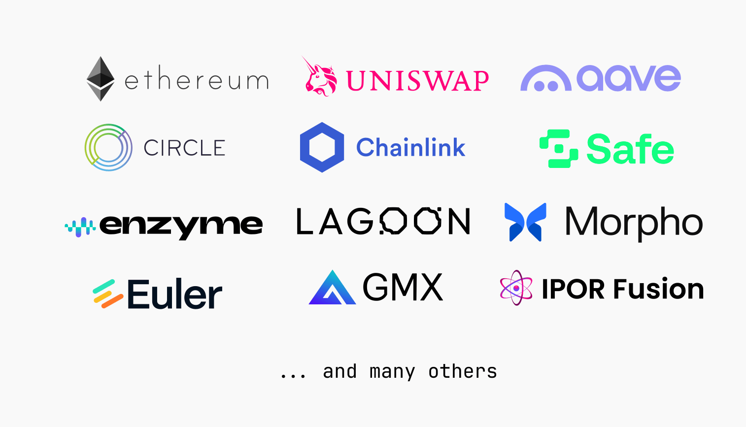 Supported protocols include Uniswap, Aave, others