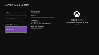 Xbox Console LiveID