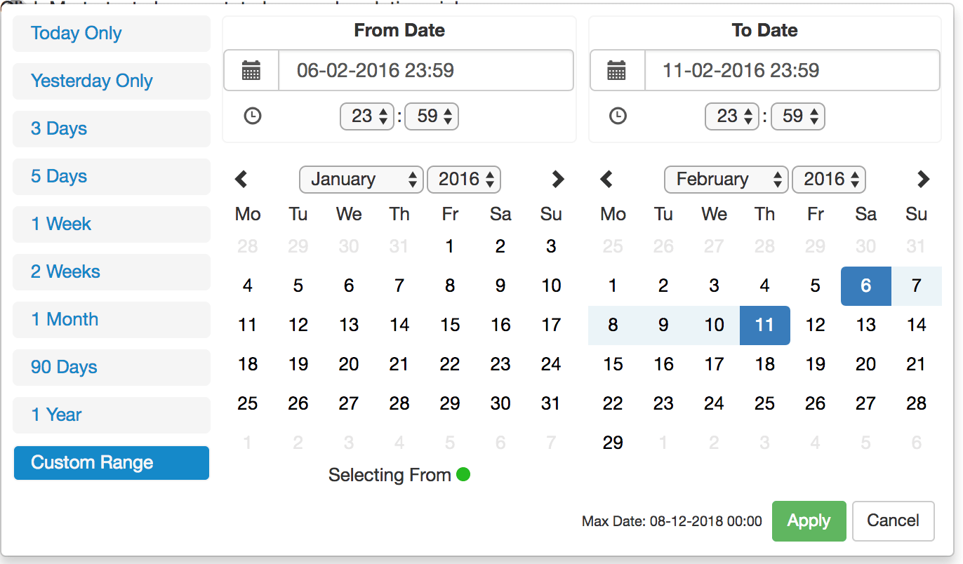 Date Time Picker