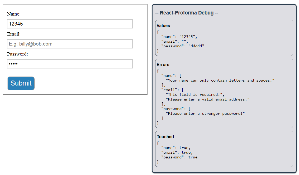 Demo Form 2b