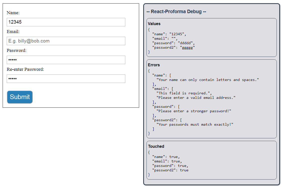 Demo Form 2c