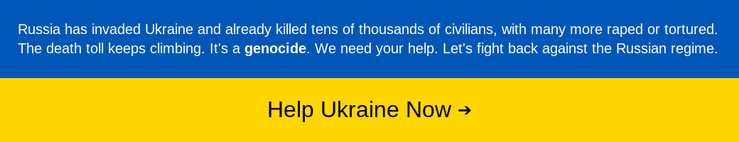 #StandWithUkraine