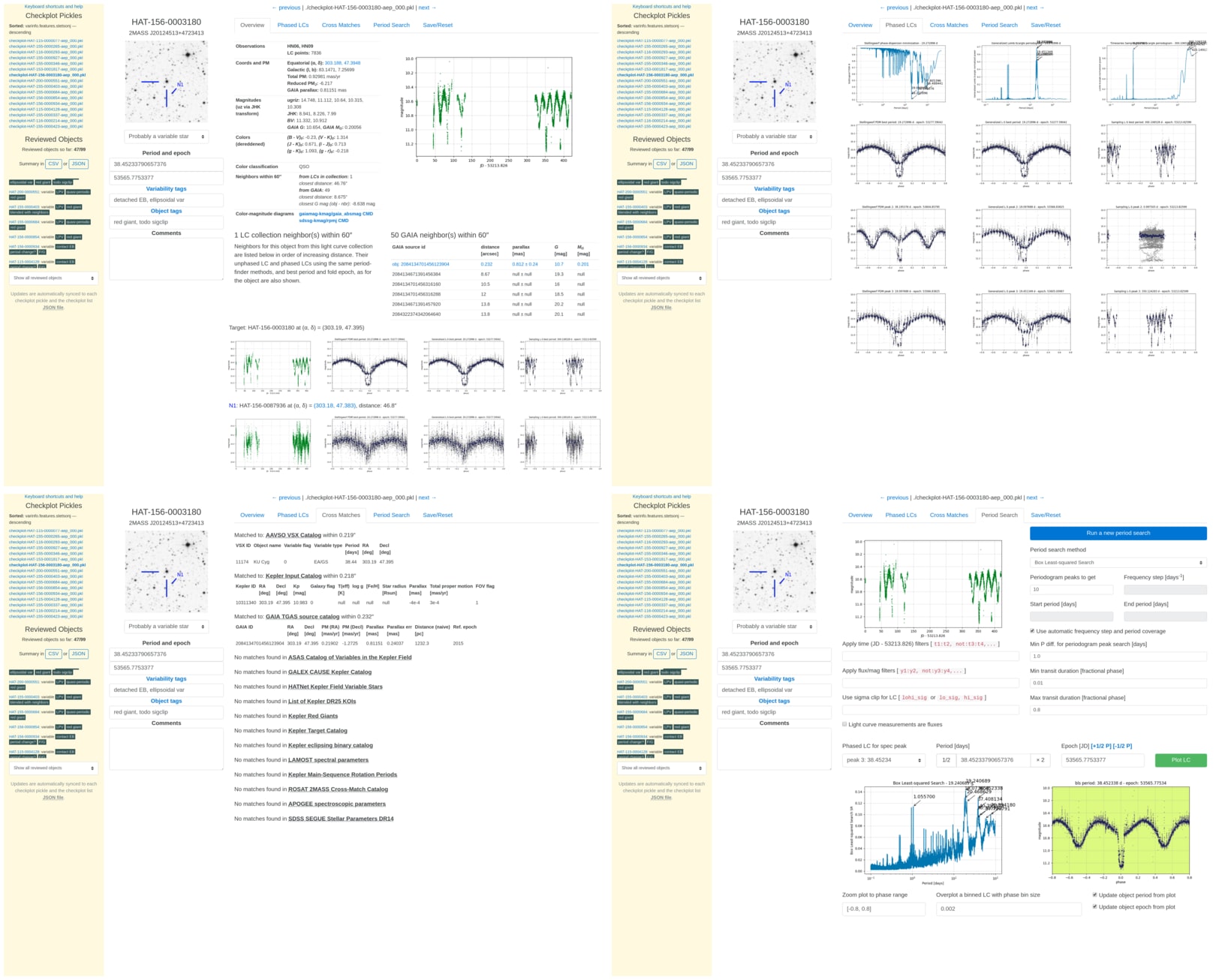 Checkplot Server