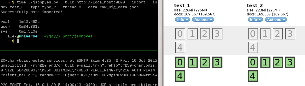 use helpers.bulk API with multi-threads