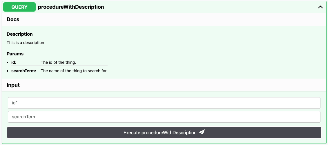 Documentation Example