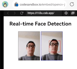 Real-time face detection