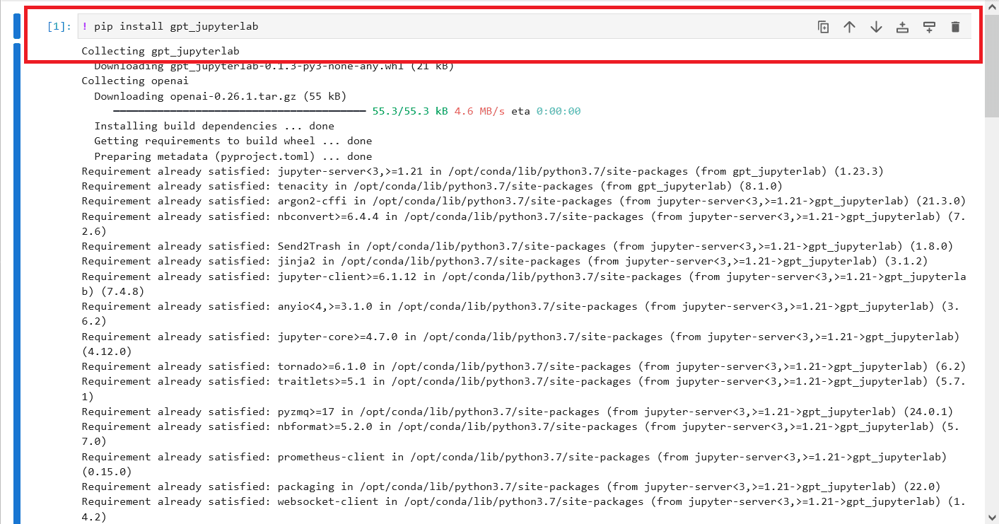 install-gpt-jupyterlab