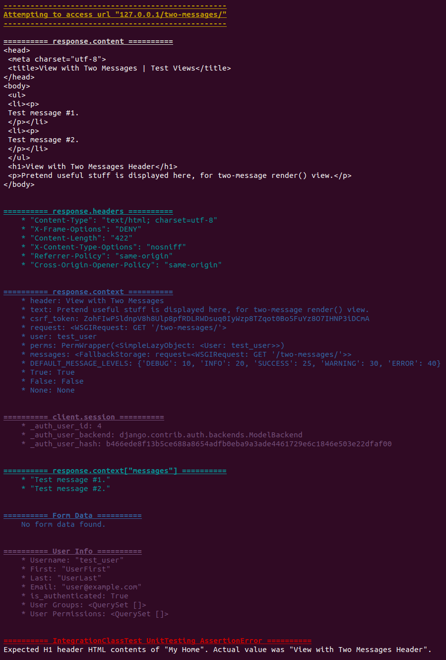ETC Error Debug Output Screenshot