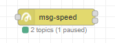 Topic paused node status