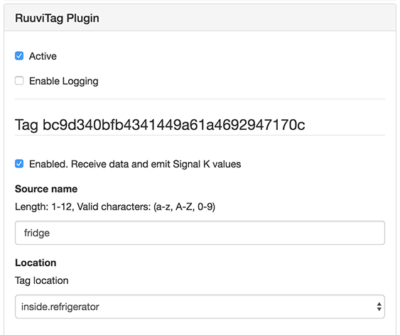 Plugin config