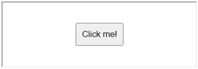 A small rectangular iframe window with an inset border and a centered button that reads Click me