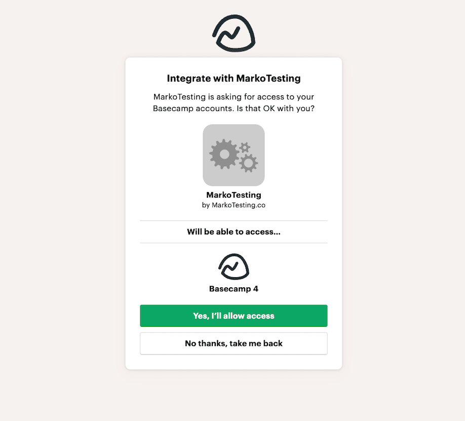Verification page Verification page
