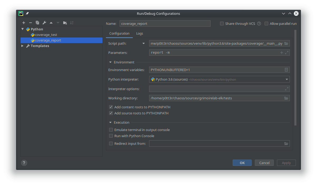 pycharm-config_report