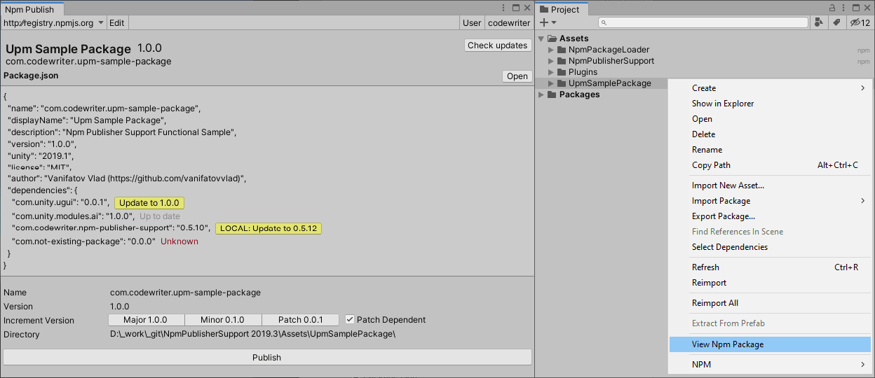 Npm Publisher Support Preview