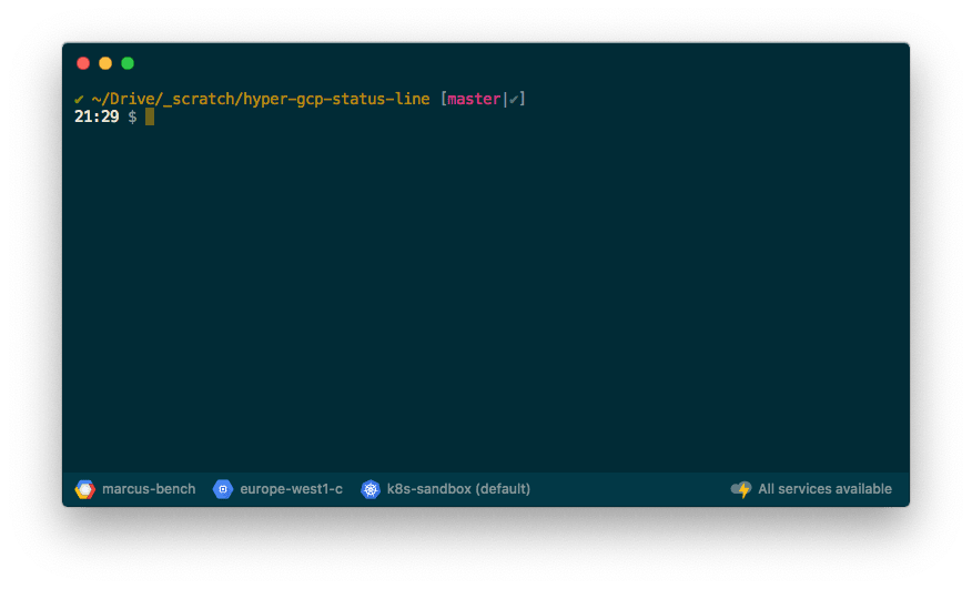 hyper-gcp-statusline hyper-gcp-statusline