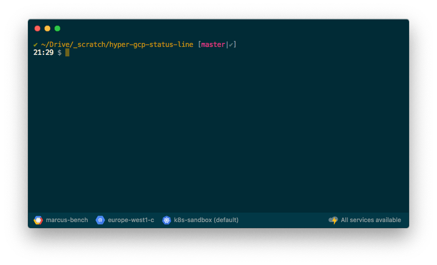 hyper-gcp-statusline