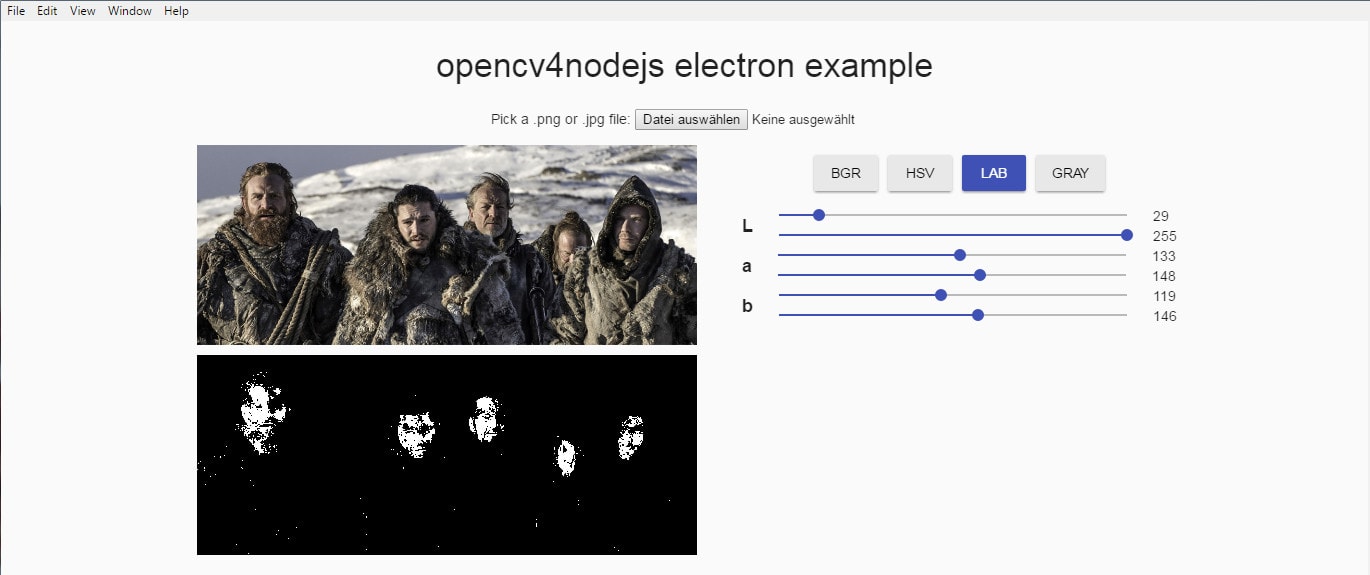 opencv-electron