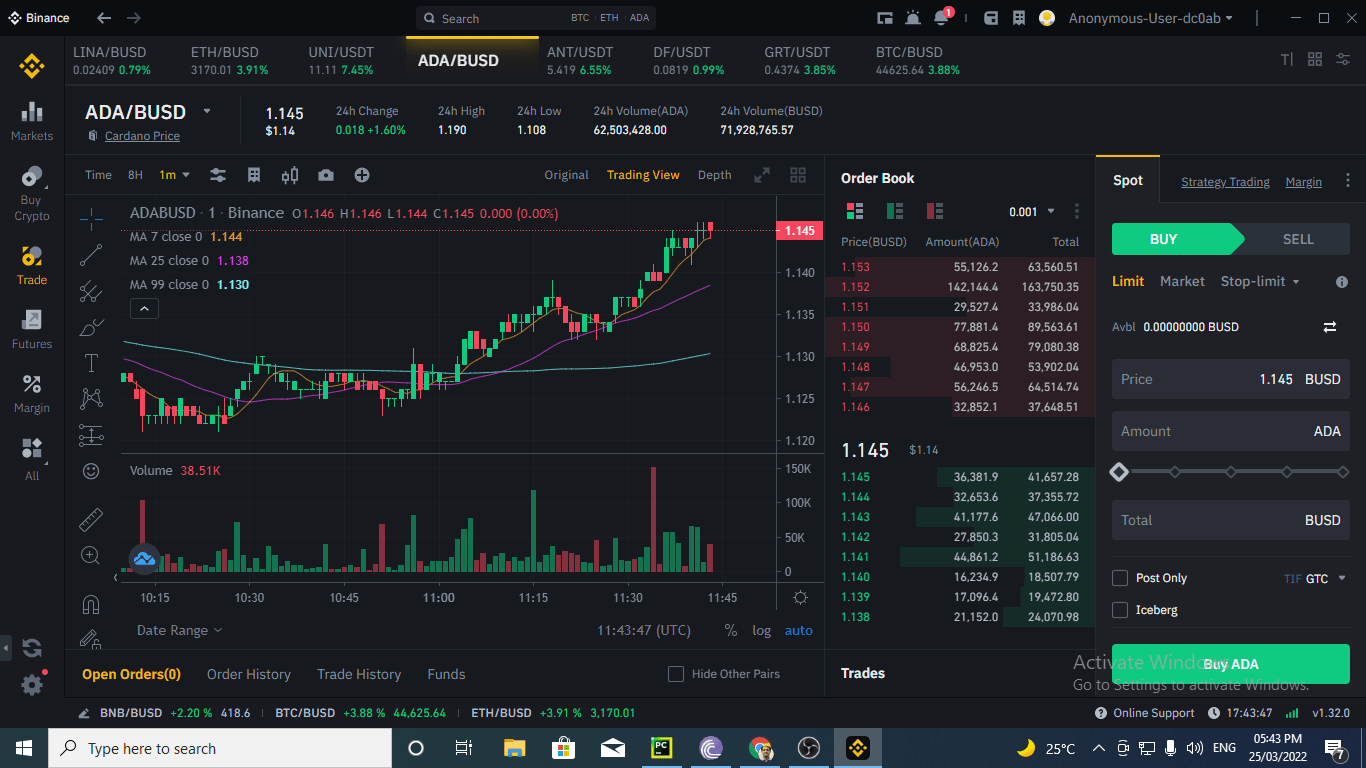 Binance Cripto Bot