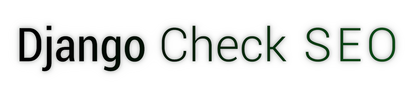 Django Check SEO