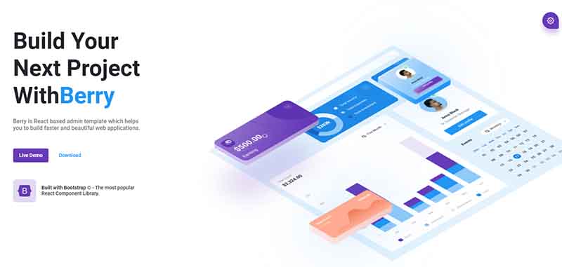 Berry Bootstrap 5 PRO - Premium Template Django Template.