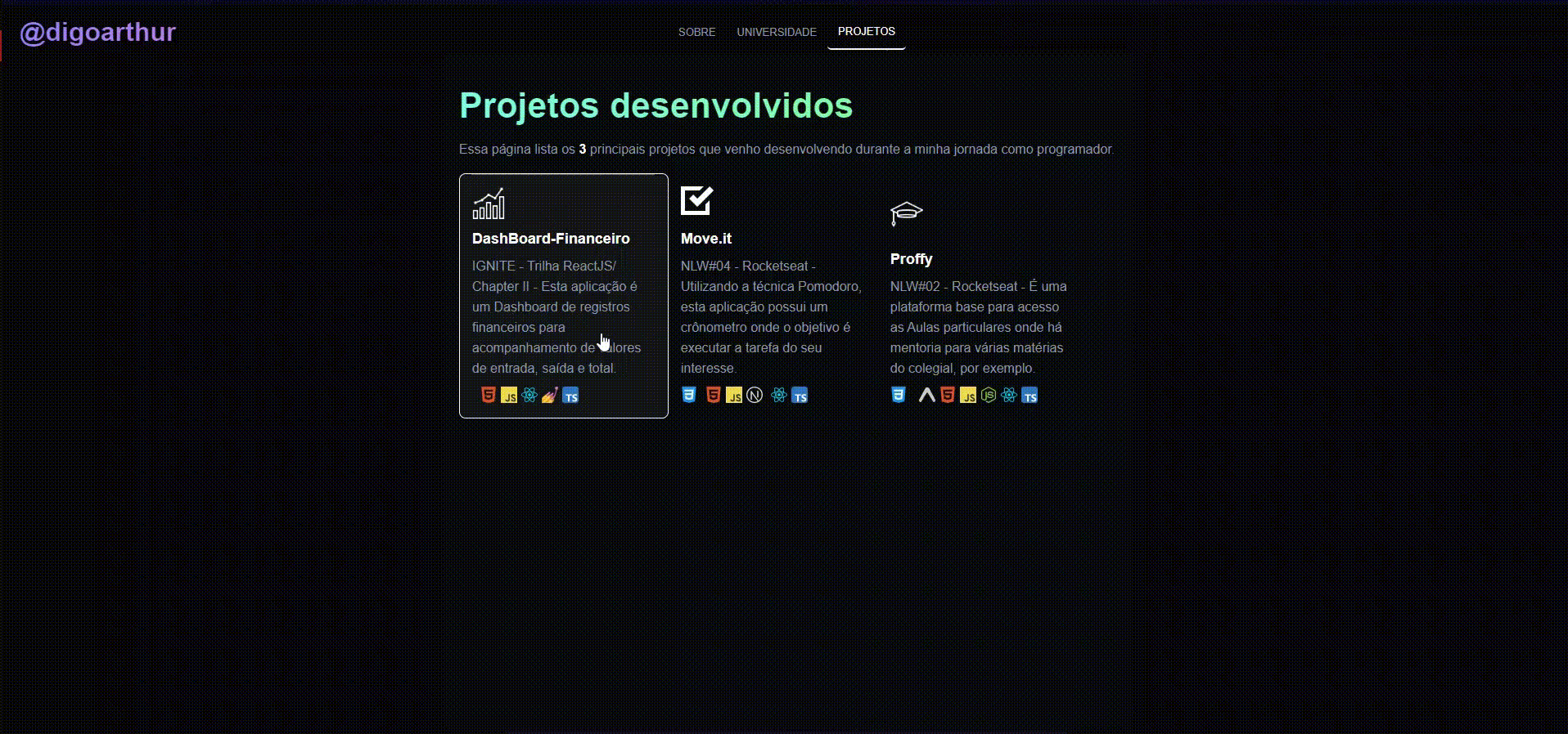 Control your Projects