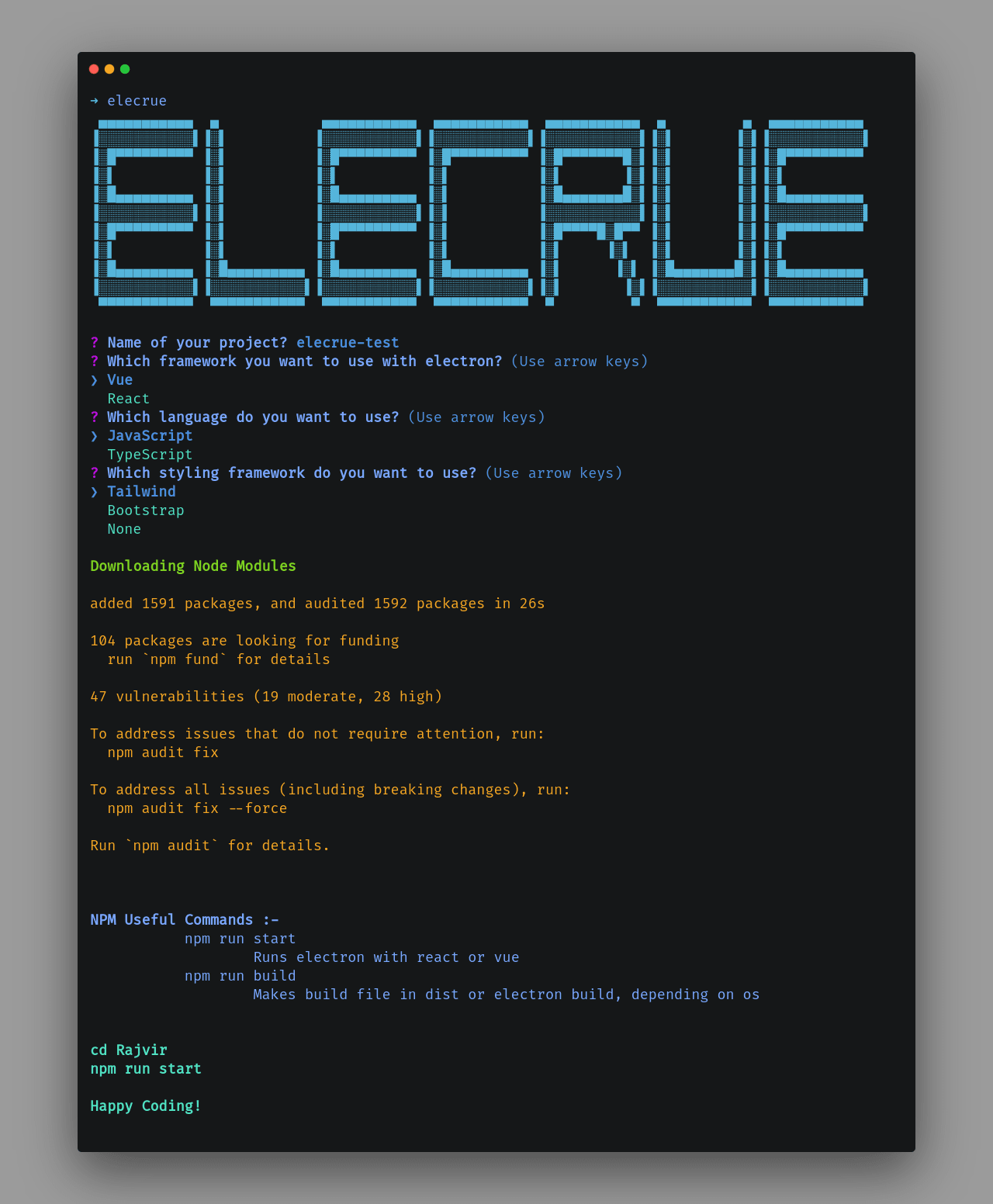 Elecrue Terminal