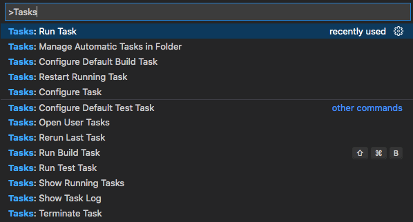 VS Code Tasks