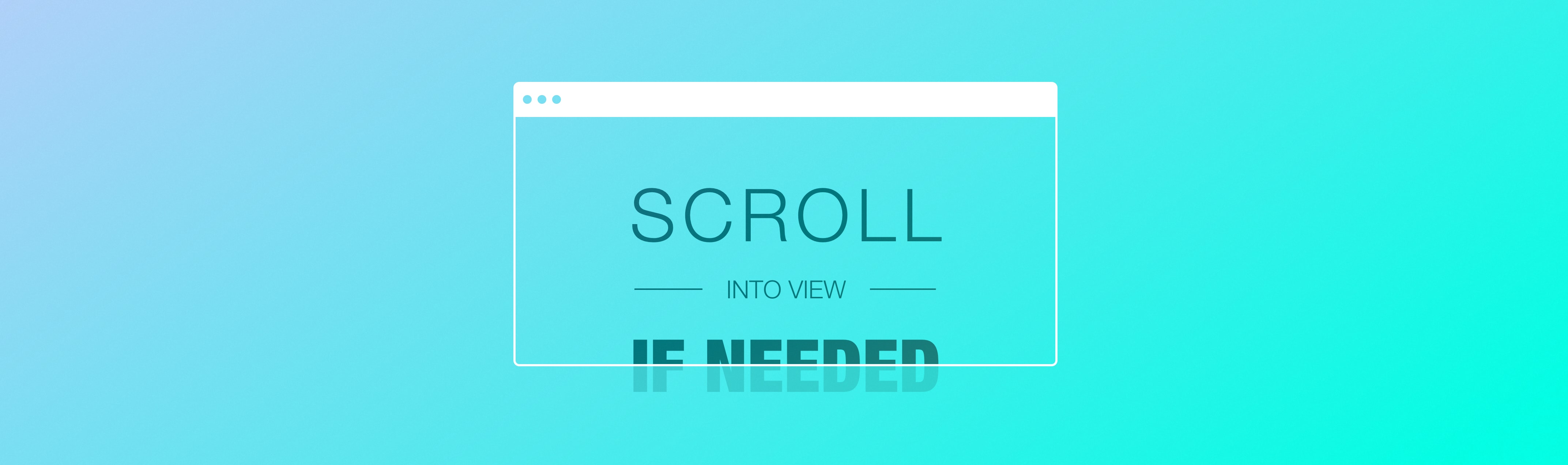 scroll-into-view-if-needed