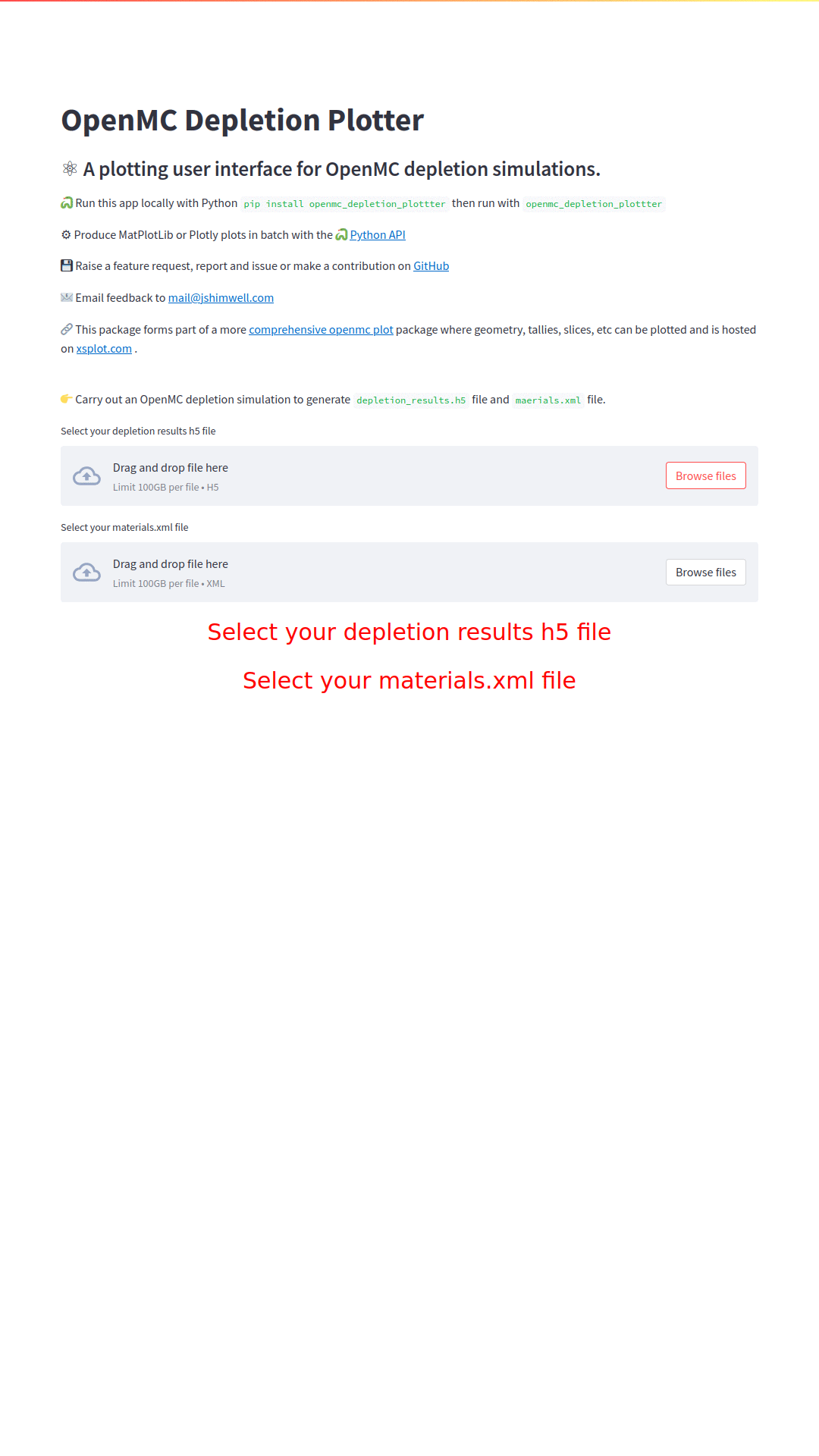 openmc depletion plotter