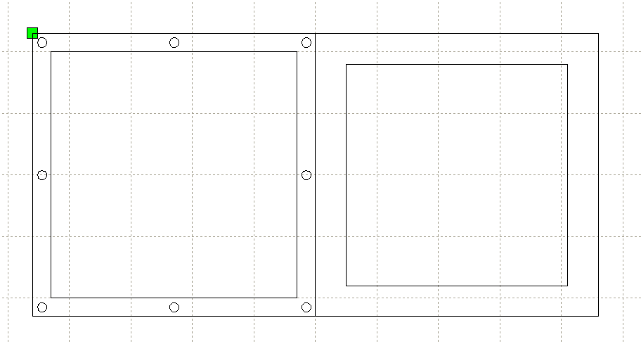 DXF file when imported on a laser fabrication software.