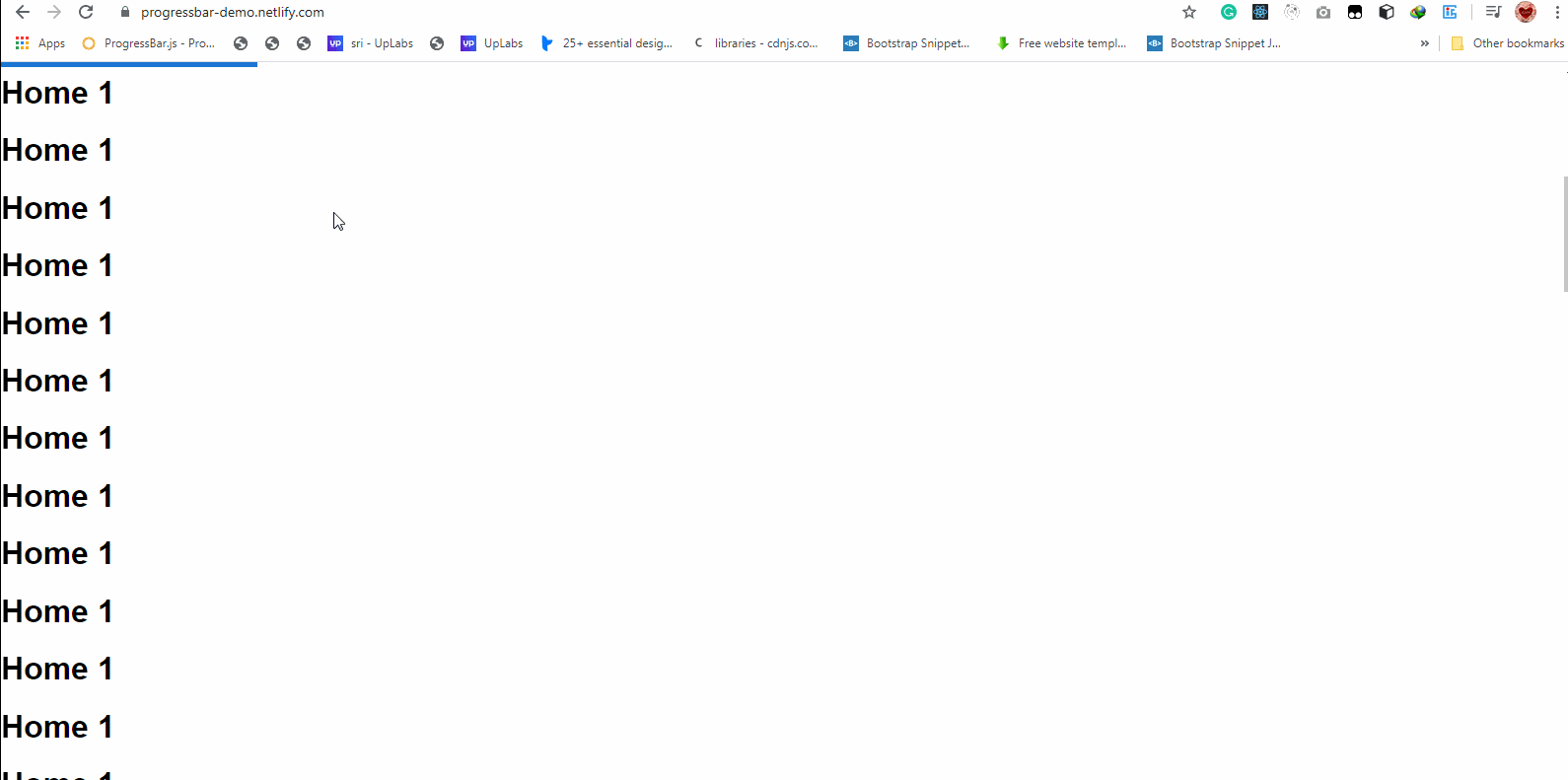 scrollingbasedprogressbar npm package Snyk