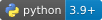 Supported python versions