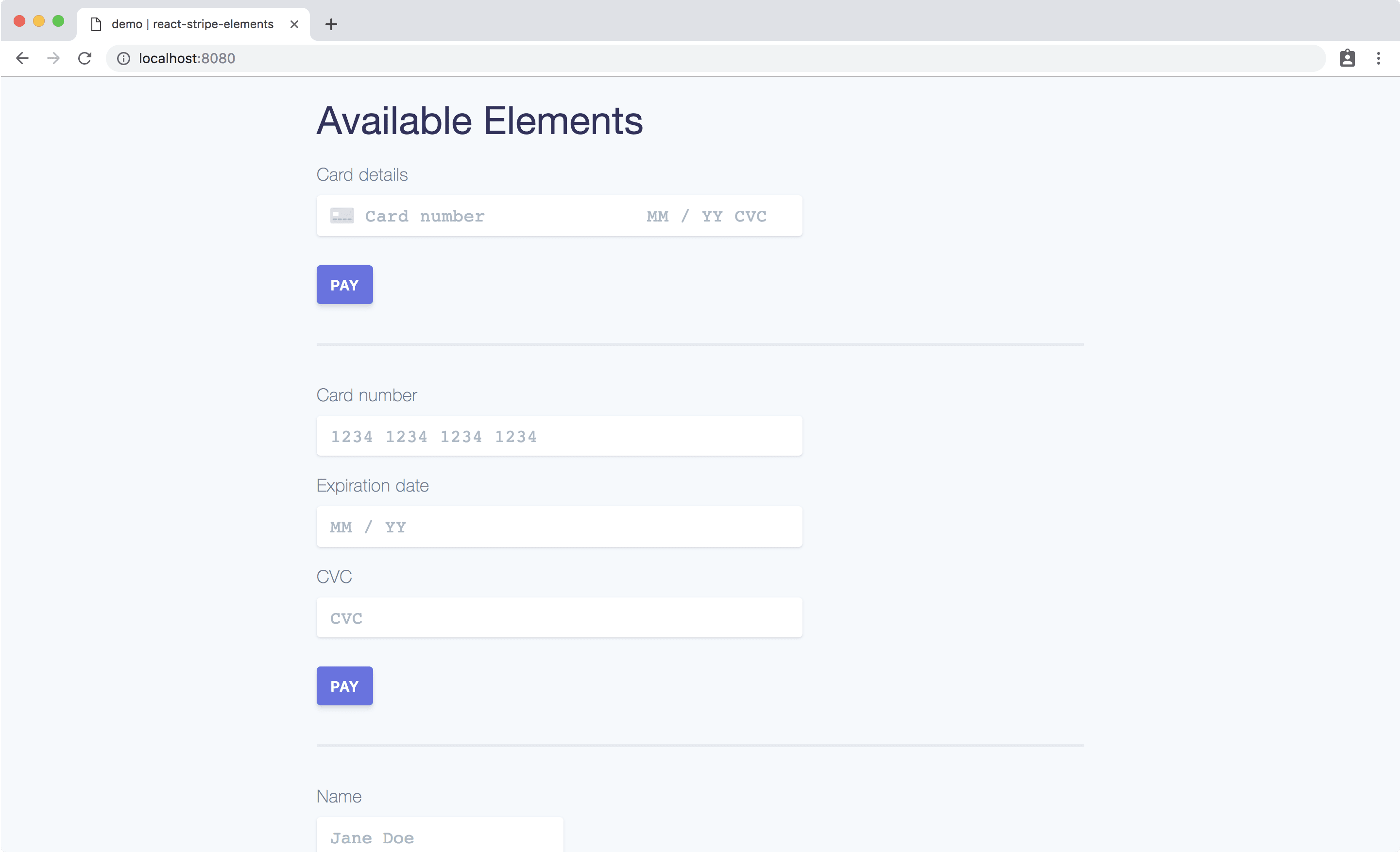 reactstripeelements npm Package Health Analysis Snyk